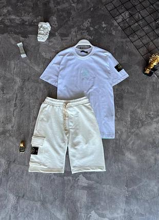 Стильный мужской костюм stone island/качественный костюм стон айленд на лето