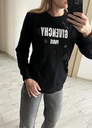 Світшот paris чорний 7