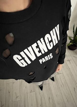 Світшот paris чорний 2