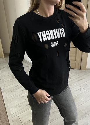Світшот paris чорний 5