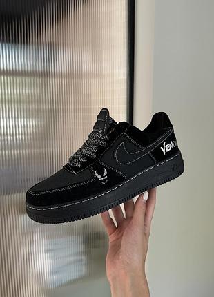Nike air force 1 low venom black