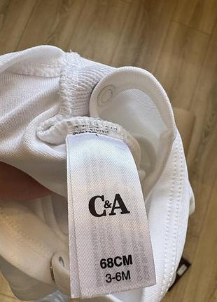 Белое боди-кимоно c&amp;a 4