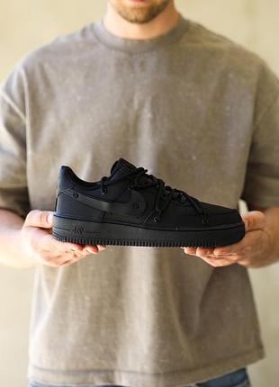 Nike air force 1 low black off shoelaces custom