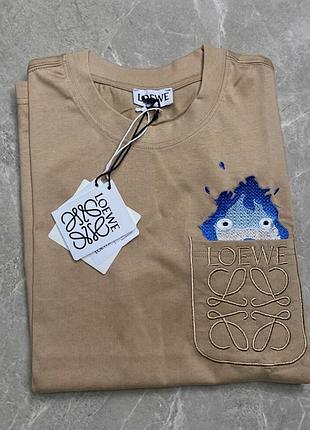 Футболка loewe песочная