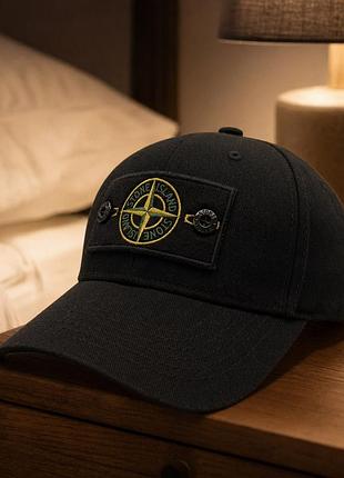 Кепка бейсболка стильная унисекс женская мужская stone island