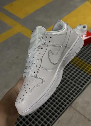 Nike sb dunk low white 2