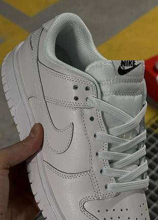 Nike sb dunk low white 4