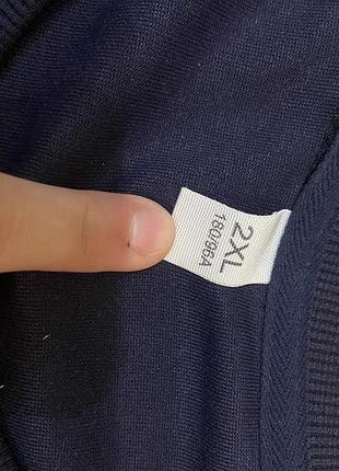 Кофта чоловіча синя 2xl 4