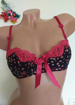Красивый мягкий шелковый бюстгалтер с кружевом m&amp;s, 3206 34a, eur 75a