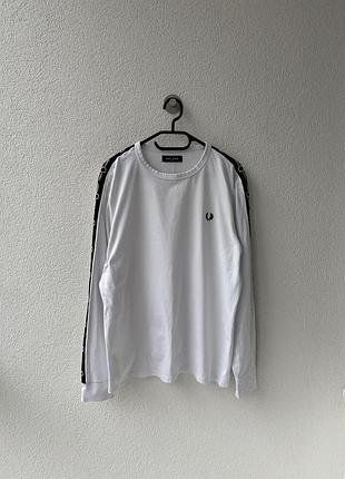 Лонгслів fred perry з лампасами