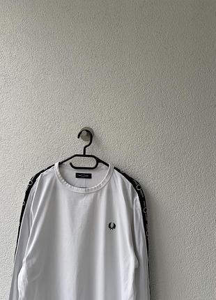 Лонгслів fred perry з лампасами 7