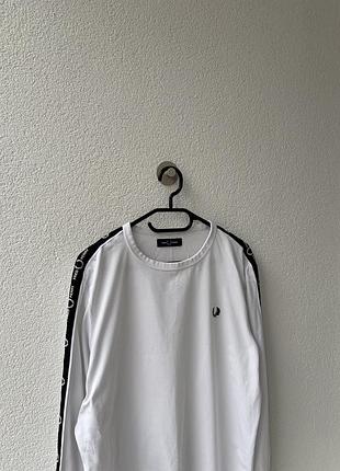 Лонгслів fred perry з лампасами 3