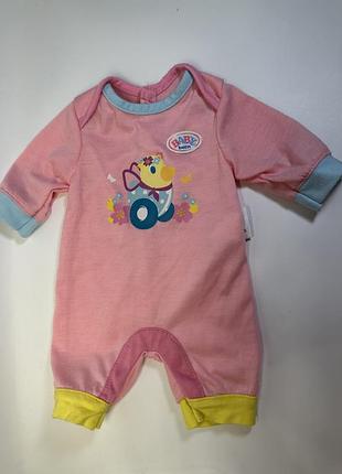Комбінезон для zapf creation baby born  р. 36 см