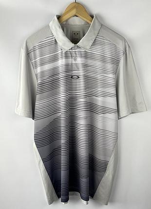Мужская треккинговая футболка поло oakley