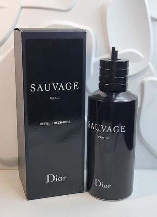 Dior sauvage parfum refill 300 мл