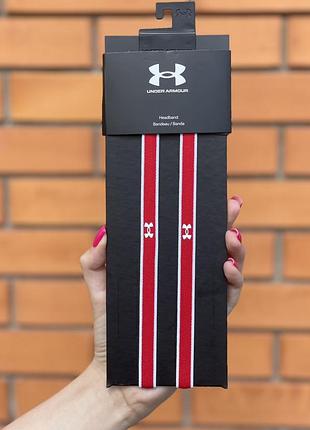 Повязка на голову under armour , красная (1 шт)