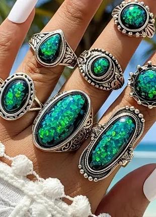 Колечко из искусственного камня с блестками геометрические фигуры подходит для ежедневной носки, а также для вечеринок
