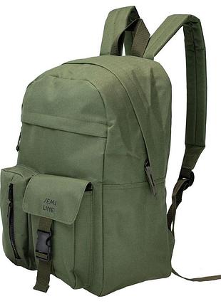 Рюкзак городской semi line 28 khaki (j4918-1)