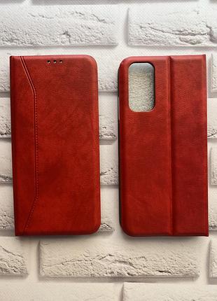 Чехол-книжка momax для xiaomi redmi note 11 красный