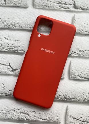 Чохол silicone case для samsung galaxy a12 червоний
