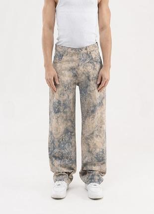 Джинси lakotii baroque washed wide denim