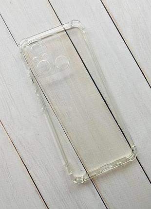Прозорий силіконовий чохол з потовщеними кутами для xiaomi redmi 12c