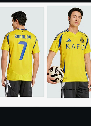 Футбольная форма роналда 7, домашняя джерси al nassr fc ronaldo home, футбольная футболка, футболист роналда