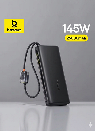 Повербанк baseus 25000mah 145w, baseus enerfill fc41, повербанк для ноутбука, потужний повербанк