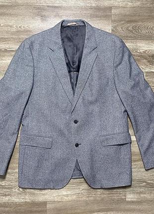 Hugo boss the patch 3 strech wool grey blazer size it 56  us 46r