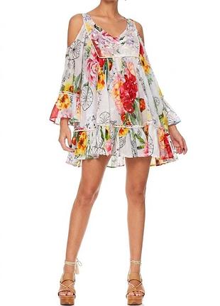 Сукня-туніка boho (100% бавовна) з вишивкою, універсальний розмір