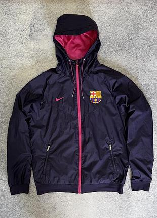Nike fc barcelona чоловіча вітровка куртка сезону 2016 рідкісний колір 810302-526
