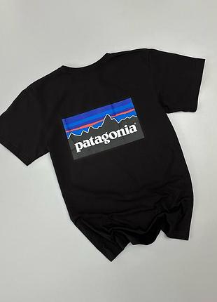 Футболка унисекс белая, черная patagonia