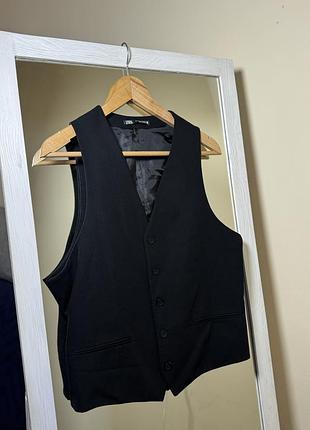 Жилет костюмний чоловічий zara