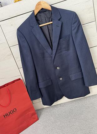 Чоловічій шикарний піджак шерсть hugo boss s оригінал