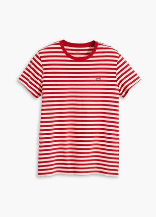 Базова футболка у червону смугу levi’s, s