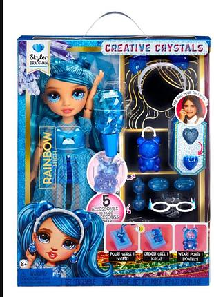 Кукла rainbow high creative crystals – skyler bradshaw (blue) 6