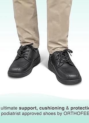 Чоловічі ортопедичні шкіряні туфлі orthofeet