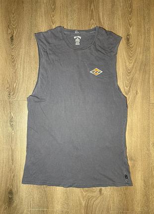 Вінтажна чоловіча майка billabong, модель diamond wave muscle, l