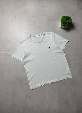 Футболка жіноча біла polo ralph lauren оригінал преміальна