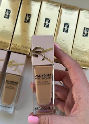 Тональний yves saint laurent all hours glow foundation
