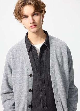 Кардиган lambswool uniqlo (478547)