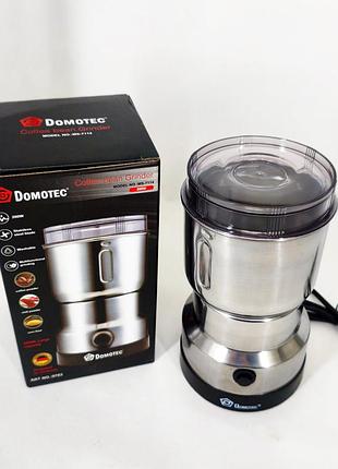 Електрична кавомолка domotec ms 7114 200вт ножова для кави та спецій ke-95