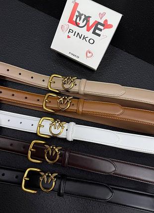 Ремень pinko кожа