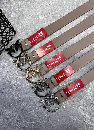 Ремень pinko кожа