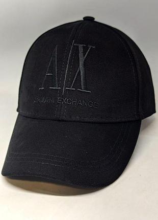 Кепка / бейсболка черная armani exchange