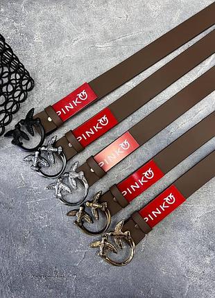 Ремень pinko кожа