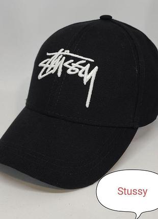 Кепка / бейсболка черная stussy