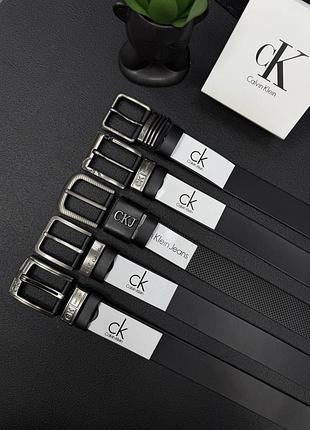 Ремінь брендовий calvin klein шкіра