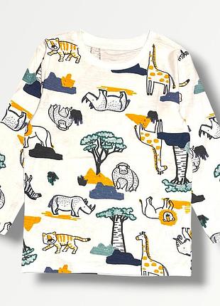 Matalan лонгслив з малюнком тваринки яскрава футболка з довгим рукавом