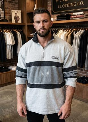 🏟 винтажный свитшот crane sports «athletics ausa» | zip-pullover xl